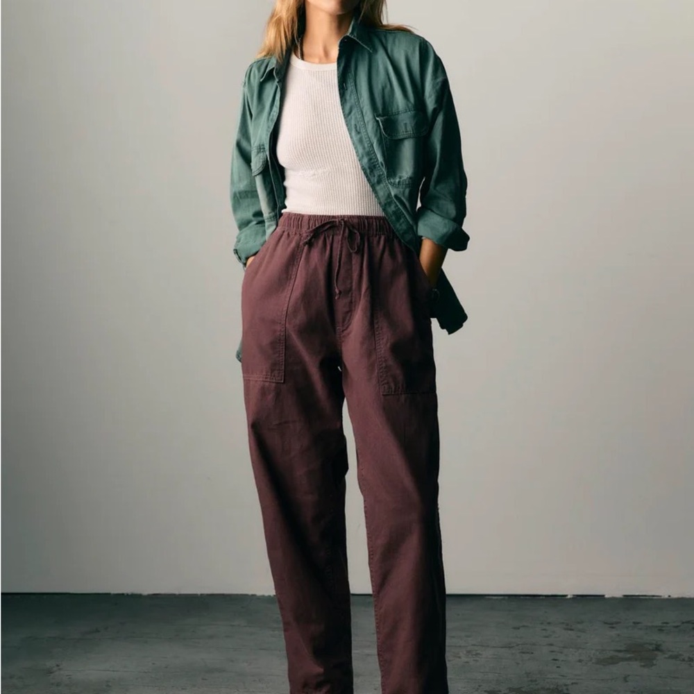 Imogene + Willie Chore Pant – Chocolate Brown – Medium (30” Inseam) – Unisex